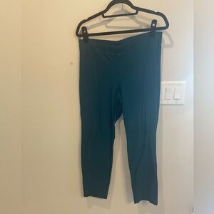 Eileen Fisher Flex Pointe Pants size large, deep teal color